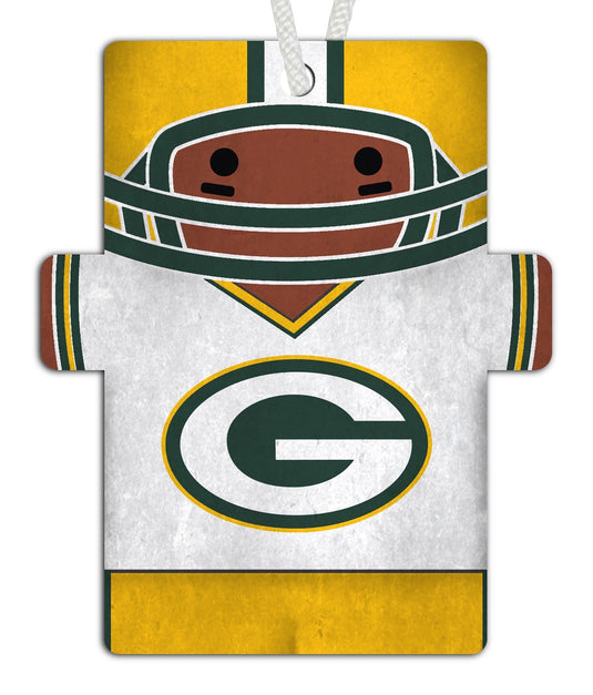 Fan Creations Holiday Home Decor Green Bay Packers Player Ornament