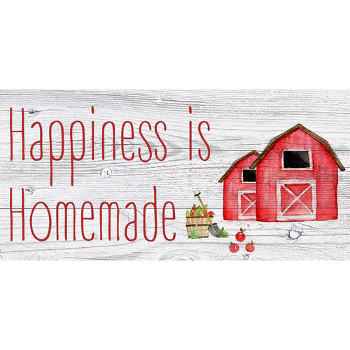 Fan Creations 6x12 Leisure Happiness is Homemade 6x12