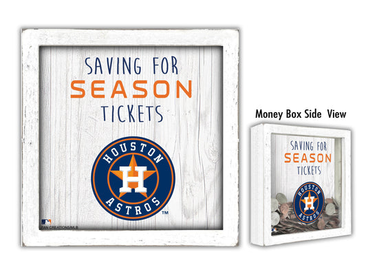 Fan Creations Desktop Stand Houston Astros Saving For Tickets Money Box