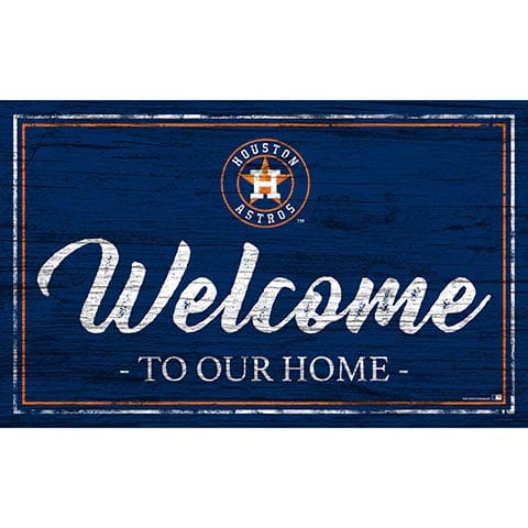 Fan Creations 11x19 Houston Astros Team Color Welcome 11x19 Sign