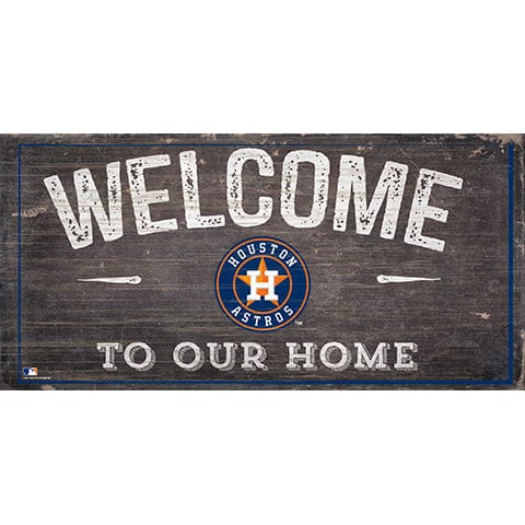 Fan Creations 6x12 Horizontal Houston Astros Welcome Distressed Sign