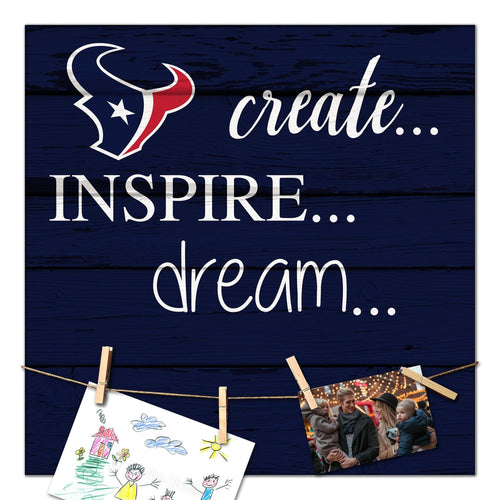 Fan Creations Desktop Stand Houston Texans Create Dream Inspire 18x18