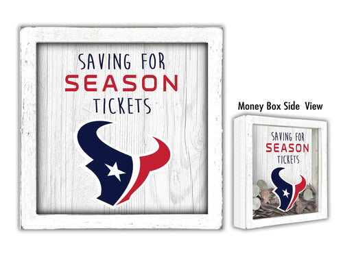 Fan Creations Desktop Stand Houston Texans Saving For Tickets Money Box