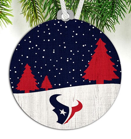 Fan Creations Ornament Houston Texans Snow Scene Ornament