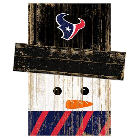Fan Creations Large Holiday Head Houston Texans Snowman Head