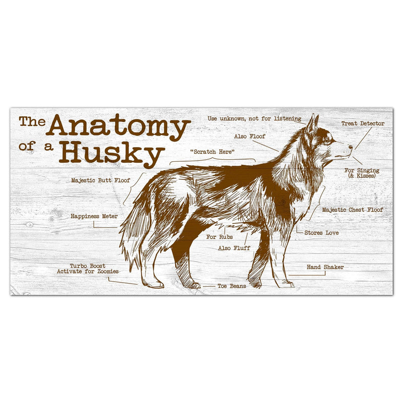 Load image into Gallery viewer, Fan Creations 6x12 Pet Husky Anatomy of a Dog/Cat 6x12
