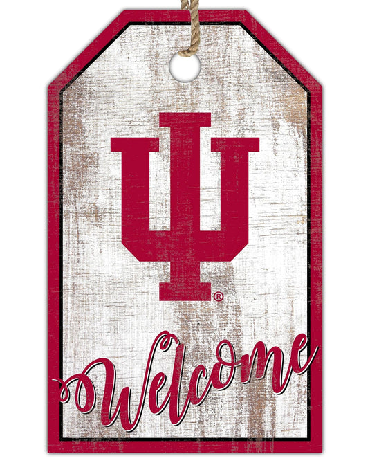 Fan Creations Holiday Home Decor Indiana Welcome 11x19 Tag