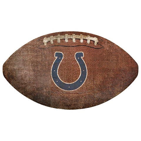 Fan Creations 12" Wall Art Indianapolis Colts 12" Football Shaped Sign