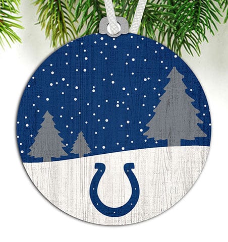 Fan Creations Ornament Indianapolis Colts Snow Scene Ornament