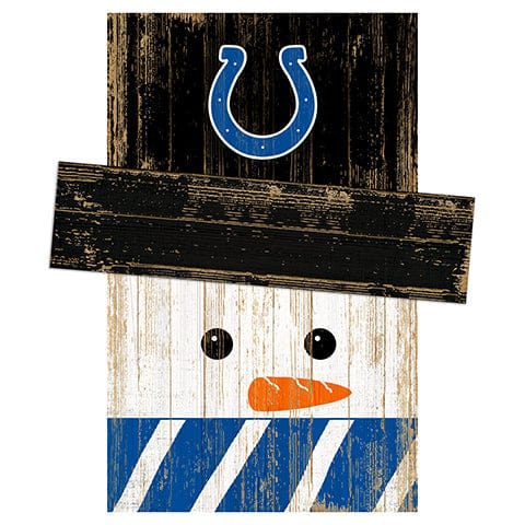 Fan Creations Large Holiday Head Indianapolis Colts Snowman Head