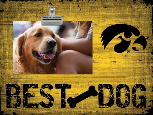 Fan Creations Desktop Stand Iowa Best Dog Clip Frame