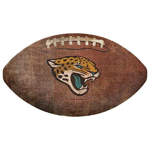 Fan Creations 12" Wall Art Jacksonville Jaguars 12" Football Shaped Sign