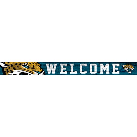 Fan Creations Strips Jacksonville Jaguars 16in. Welcome Strip