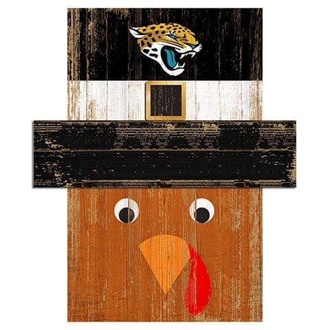Fan Creations Large Holiday Head Jacksonville Jaguars Turkey Head