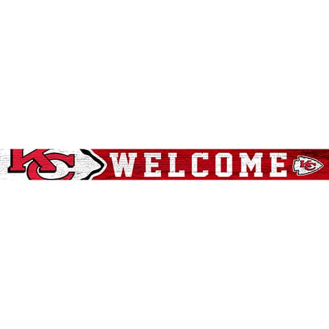 Fan Creations Strips Kansas City Chiefs 16in. Welcome Strip