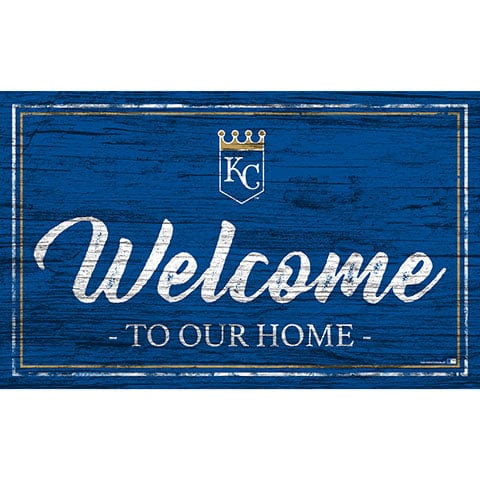 Fan Creations 11x19 Kansas City Royals Team Color Welcome 11x19 Sign