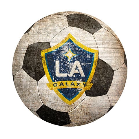 Fan Creations 12" Wall Art LA Galaxy 12" Soccer Shaped Sign