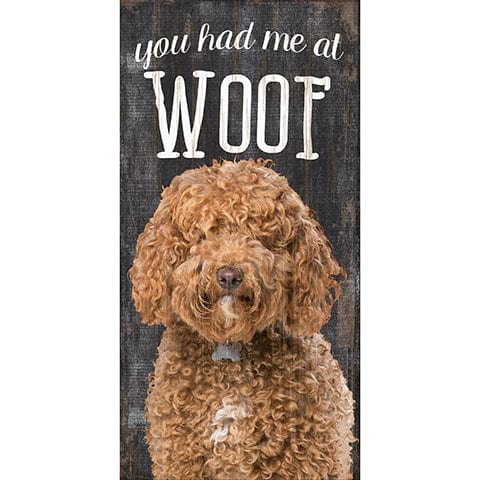 Load image into Gallery viewer, Fan Creations 6x12 Pet Labradoodle You Had Me At Woof 6x12
