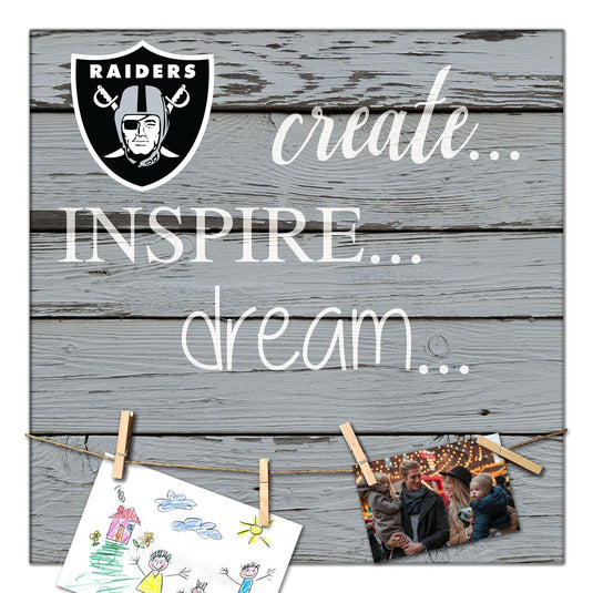 Fan Creations Desktop Stand Las Vegas Raiders Create Dream Inspire 18x18