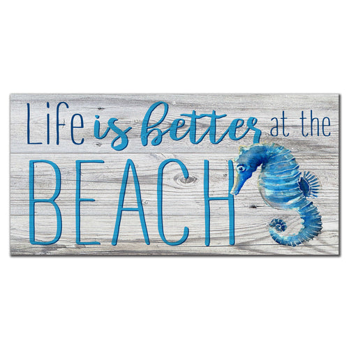 Fan Creations 6x12 Leisure Life is Better at the Beach 6x12