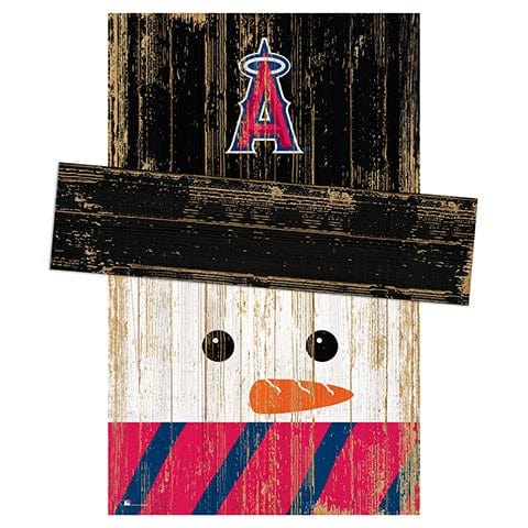 Fan Creations Large Holiday Head Los Angeles Angels Snowman Head