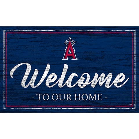 Fan Creations 11x19 Los Angeles AngelsTeam Color Welcome 11x19 Sign