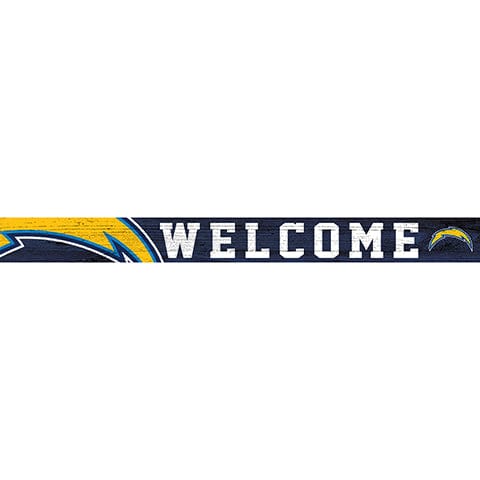 Fan Creations Strips Los Angeles Chargers 16in. Welcome Strip