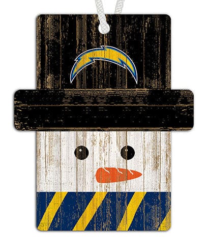 Fan Creations Ornament Los Angeles Chargers Snowman Ornament