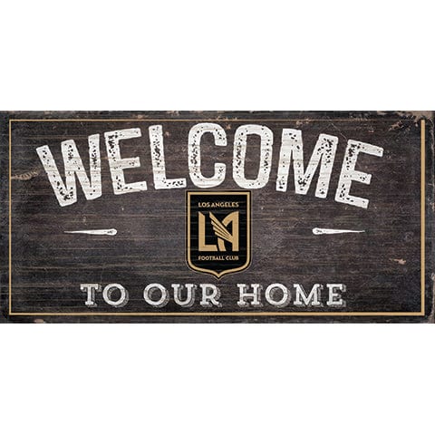 Fan Creations 6x12 Horizontal Los Angeles FC Welcome Sign