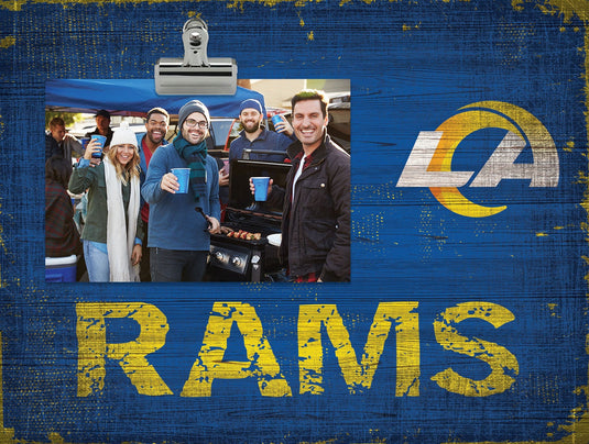 Fan Creations Desktop Stand Los Angeles Rams Team Clip Frame