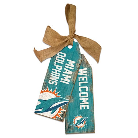Fan Creations Team Tags Miami Dolphins 12