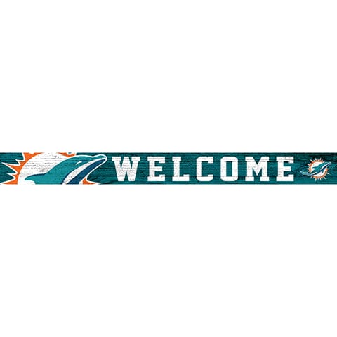 Fan Creations Strips Miami Dolphins 16in. Welcome Strip