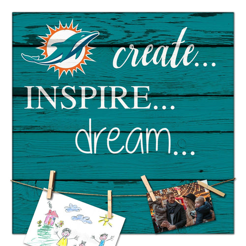 Fan Creations Desktop Stand Miami Dolphins Create Dream Inspire 18x18