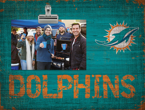 Fan Creations Desktop Stand Miami Dolphins Team Clip Frame