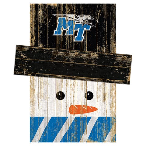 Fan Creations Large Holiday Head Middle Tennessee State Snowman Head