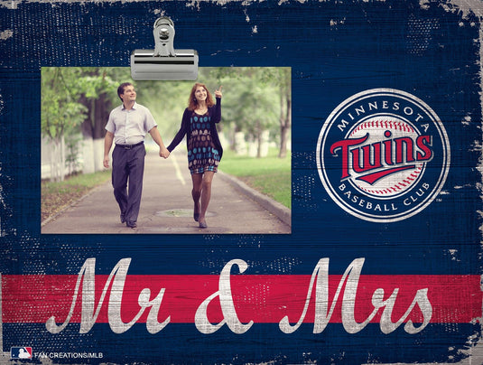 Fan Creations Desktop Stand Minnesota Twins Mr & Mrs Clip Frame