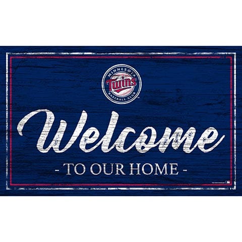Fan Creations 11x19 Minnesota Twins Team Color Welcome 11x19 Sign