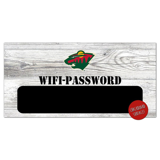 Fan Creations 6x12 Horizontal Minnesota Wild Wifi Password 6x12 Sign