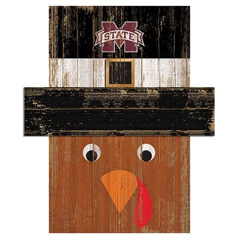 Fan Creations Large Holiday Head Mississippi State Turkey Head