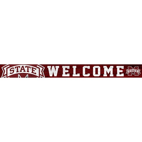 Fan Creations Strips Mississippi State University 16in. Welcome Strip