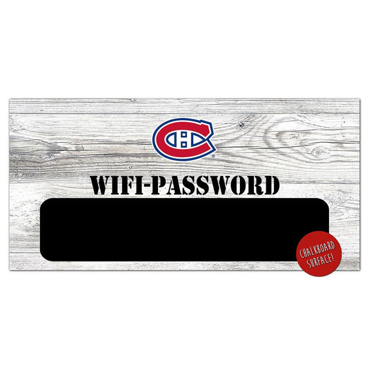 Fan Creations 6x12 Horizontal Montreal Canadiens Wifi Password 6x12 Sign