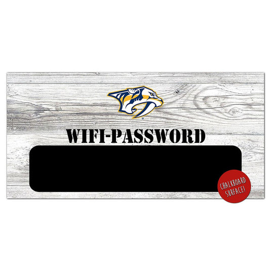 Fan Creations 6x12 Horizontal Nashville Predators Wifi Password 6x12 Sign