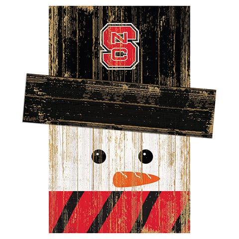Fan Creations Large Holiday Head NC State Snowman Head