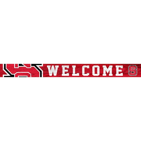 Fan Creations Strips NC State University 16in. Welcome Strip