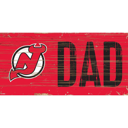 Fan Creations 6x12 Horizontal New Jersey Devils DAD 6x12 Sign