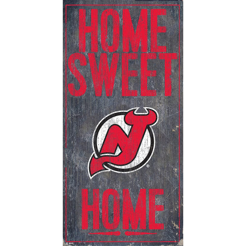 Fan Creations 6x12 Vertical New Jersey Devils Home Sweet Home 6x12