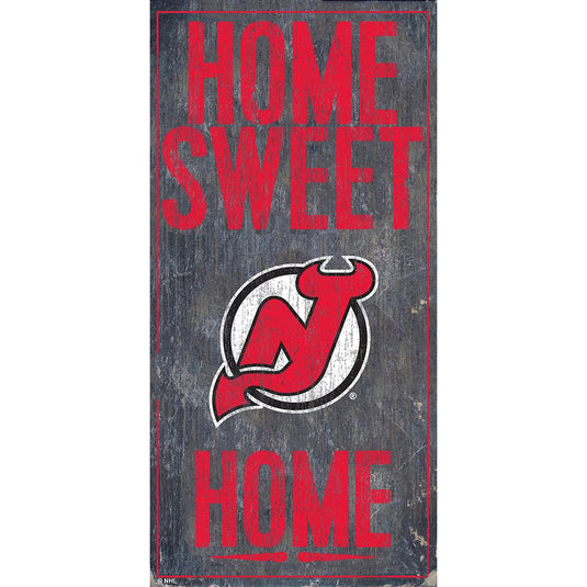 Fan Creations 6x12 Vertical New Jersey Devils Home Sweet Home 6x12