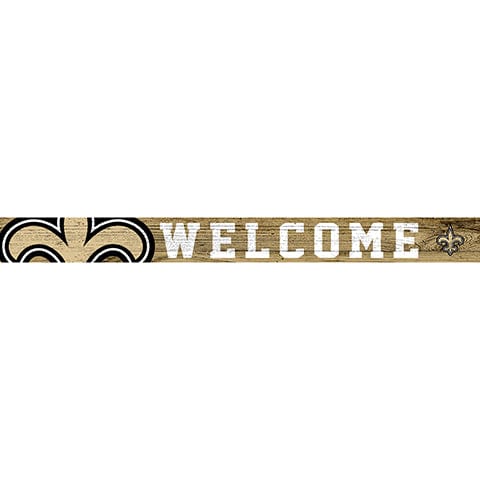 Fan Creations Strips New Orleans Saints 16in. Welcome Strip