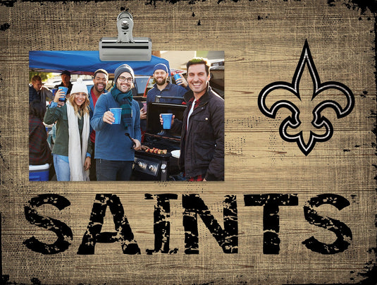 Fan Creations Desktop Stand New Orleans Saints Team Clip Frame