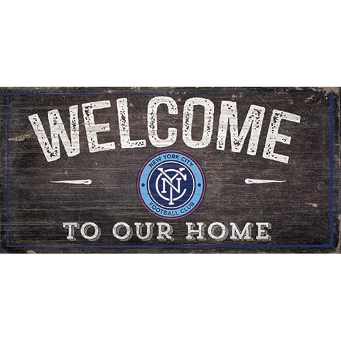 Fan Creations 6x12 Horizontal New York City FC Welcome Sign